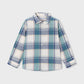 Blue Button Down // Lake 4102-76