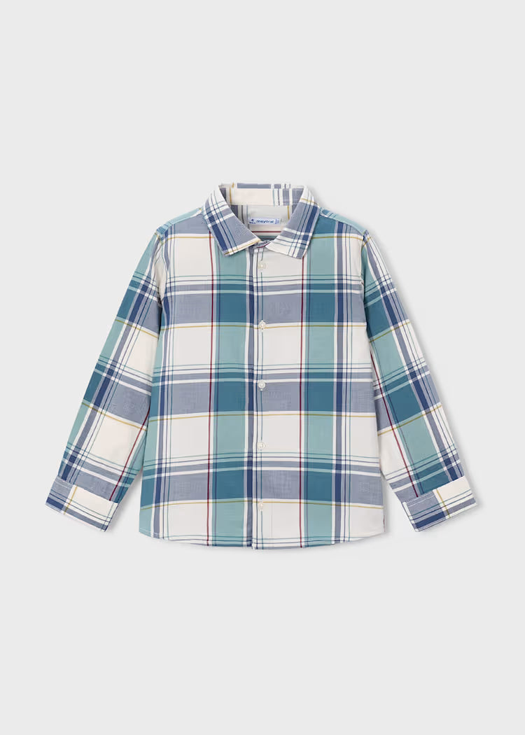 Blue Button Down // Lake 4102-76