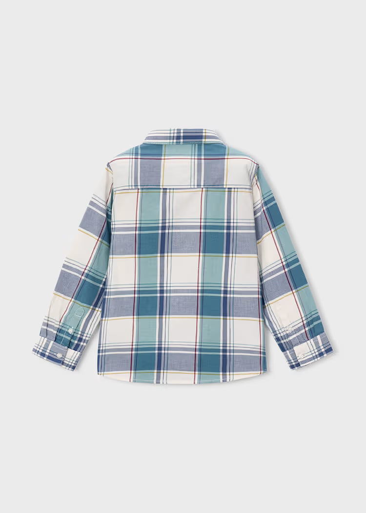 Blue Button Down // Lake 4102-76