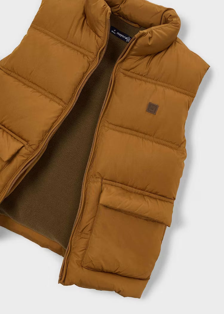 Camel Puffer Vest // 4313-22