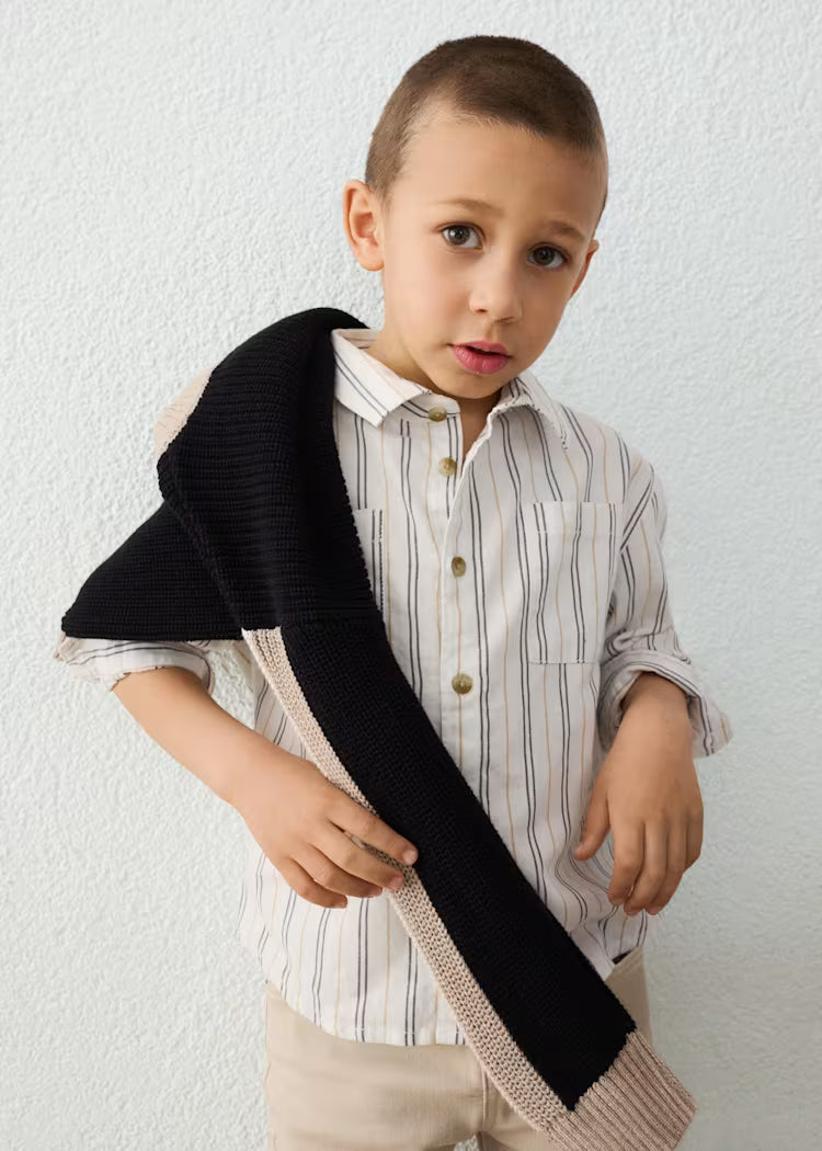 Stripe Button Down Shirt // 4144-93
