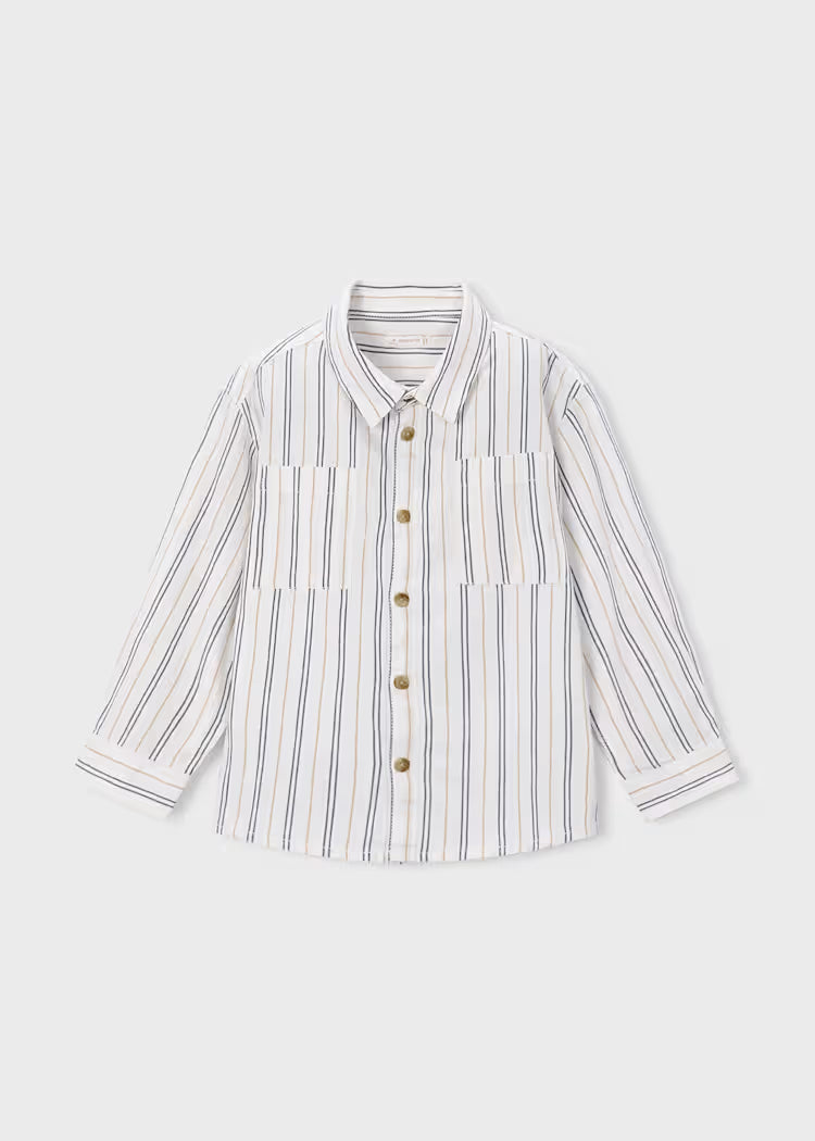 Stripe Button Down Shirt // 4144-93