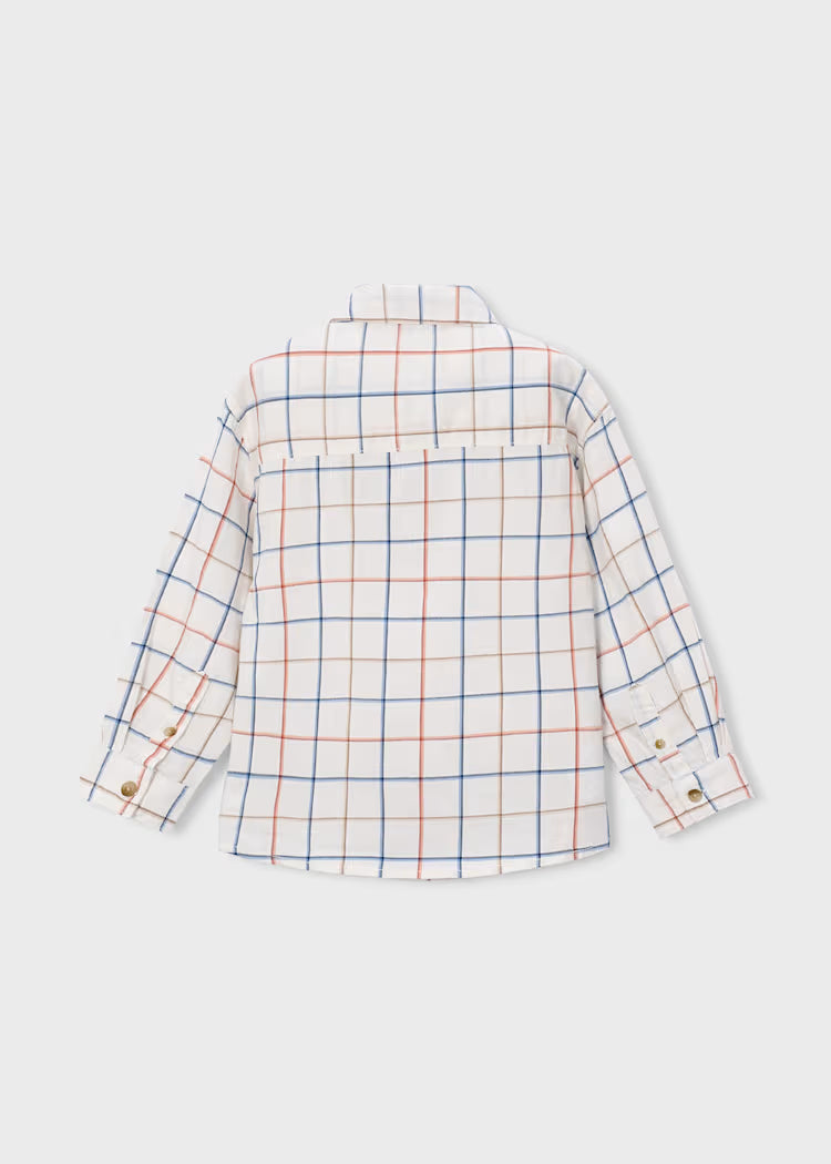 Plaid Button Down Shirt // 4144-094