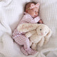 Peter Pan Collar Ruffle Zipper Footie // Rosy Gingham
