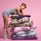Lisa Frank x Kitsch Standard Satin Pillowcase // Rainbow Leopard
