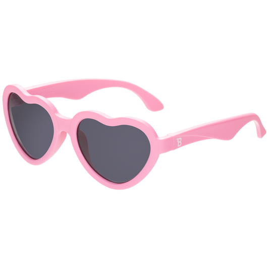 Bubble Gum Pink Hearts Kid and Baby Sunglasses
