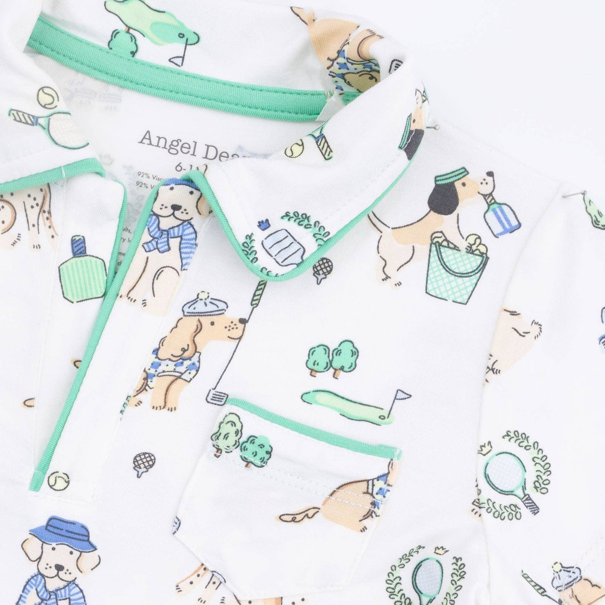 Country Club Dogs Neutral - Polo with Casual Short