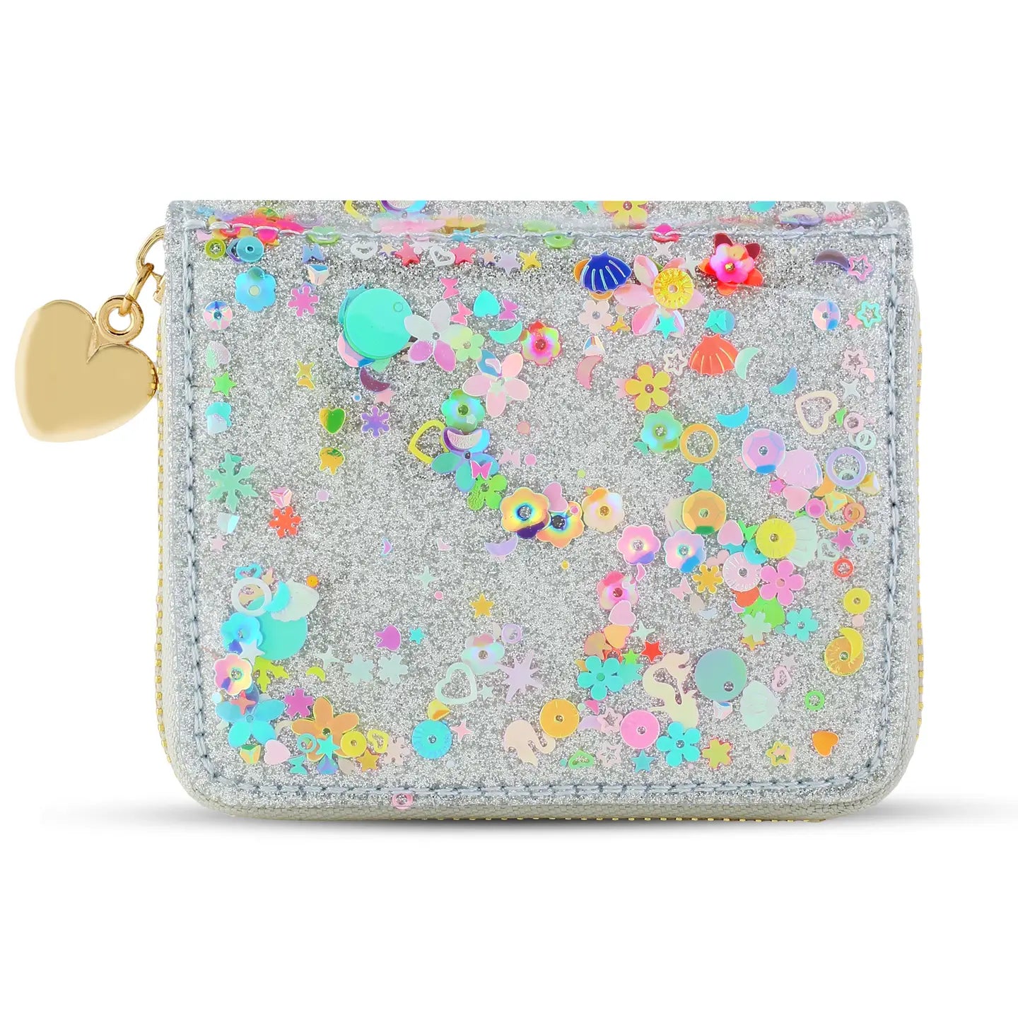 Confetti Wallet // Silver