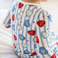 Sweet Like Candy Two Piece Pajama Set | Blue