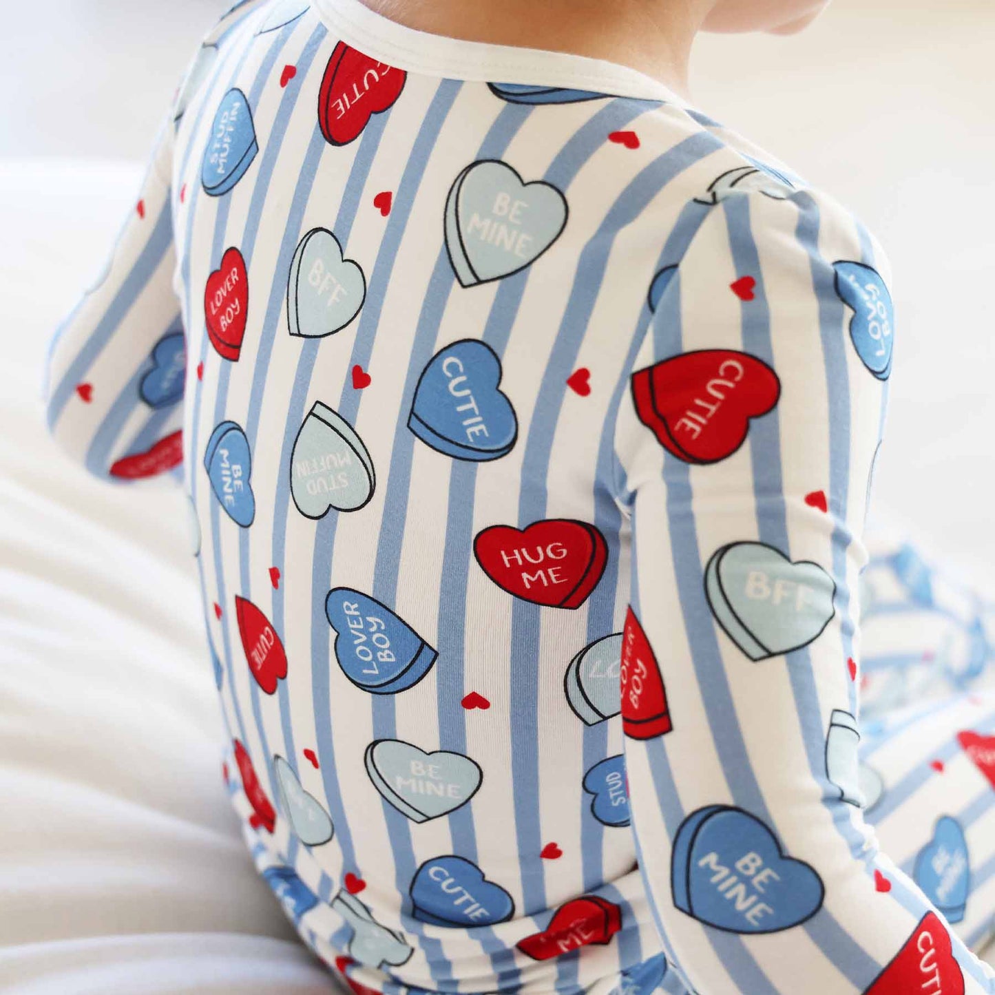 Sweet Like Candy Two Piece Pajama Set | Blue