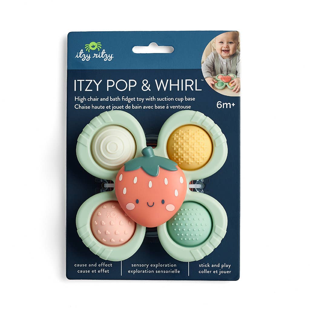 Teething Toy with a strawberry Center.