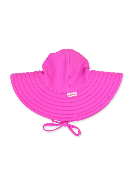 Girls Neon Violet Swim Hat
