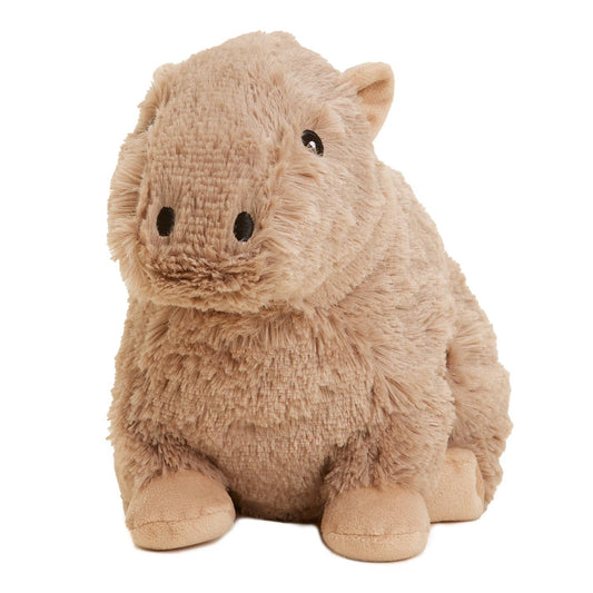 Brown Capybara toy that is made to warm up