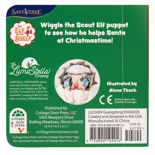 Elf on the Shelf Hello, Scout Elf! Puppet Book