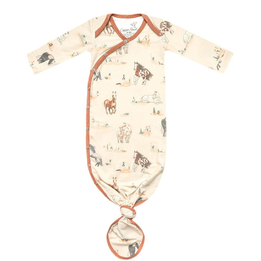 Newborn Knotted Gown // Montana