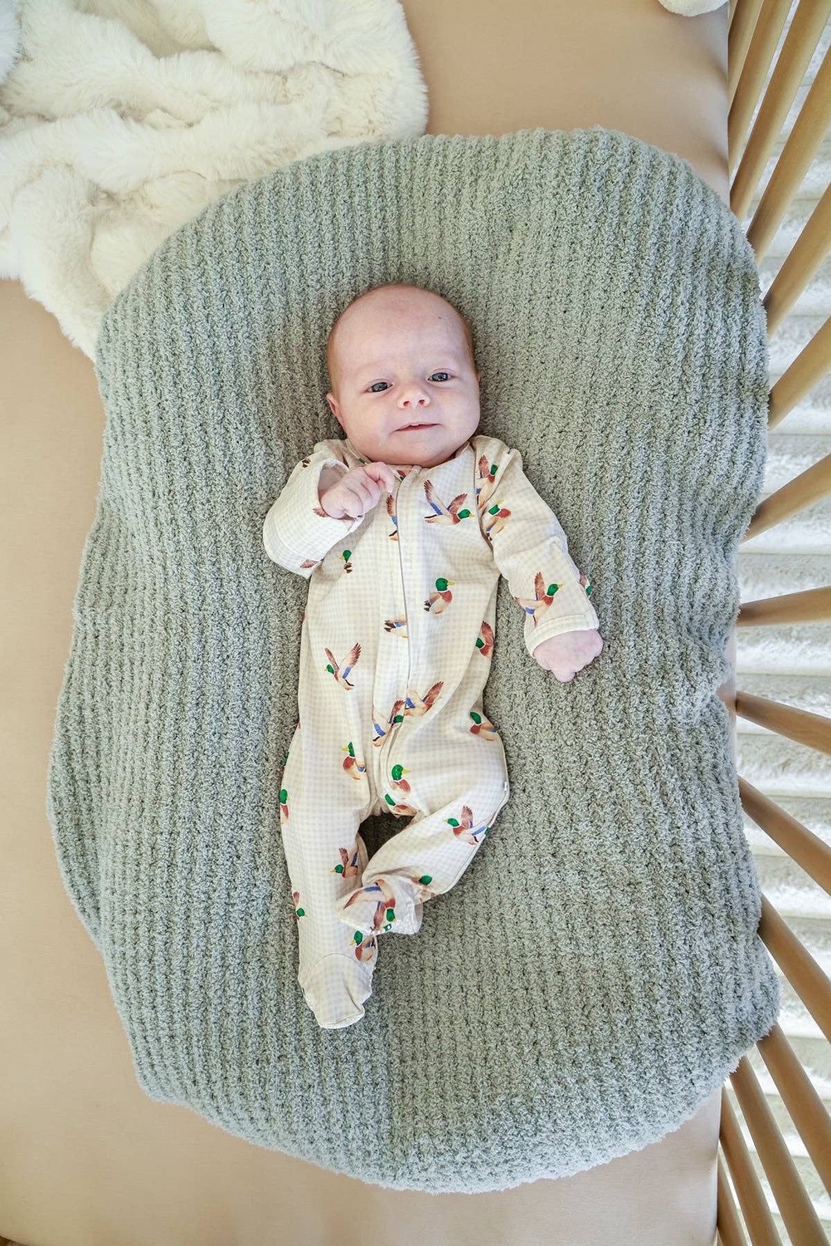 Bamboo Zipper Footie | Little Mallard