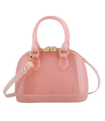 She Is So Charming Cate Purse // Light Pink Sparkle