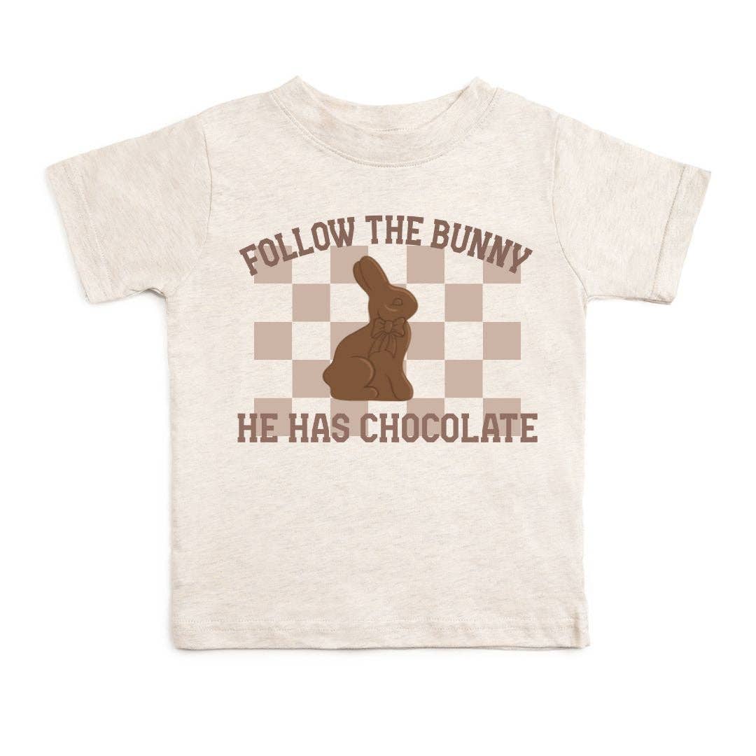 Easter Chocolate Bunny Short Sleeve T-Shirt - Boys Clothing