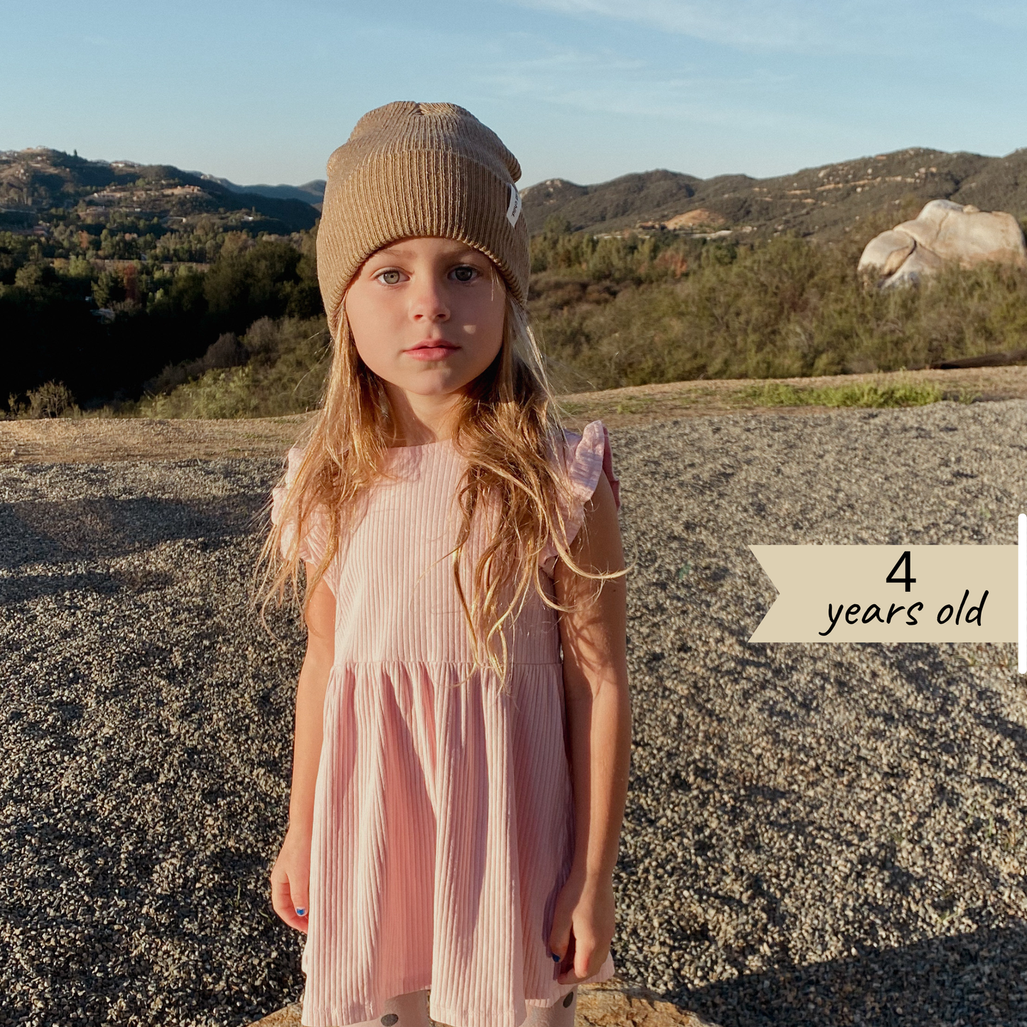Wild Child Beanie // Light Brown