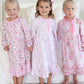 Long Sleeve Princess Ruffle Nightgown | Cottontail Couture