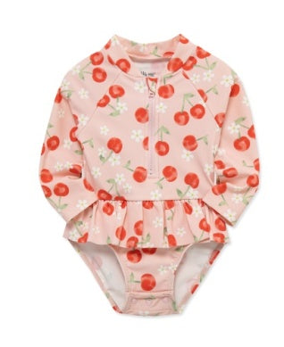 Cherry 1 Piece Rashguard