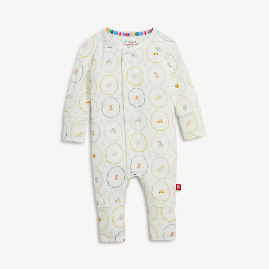 Magic Cream Modal Magnetic Convertible Coverall