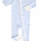 Blue-tiful Bows Convertible Zip Romper