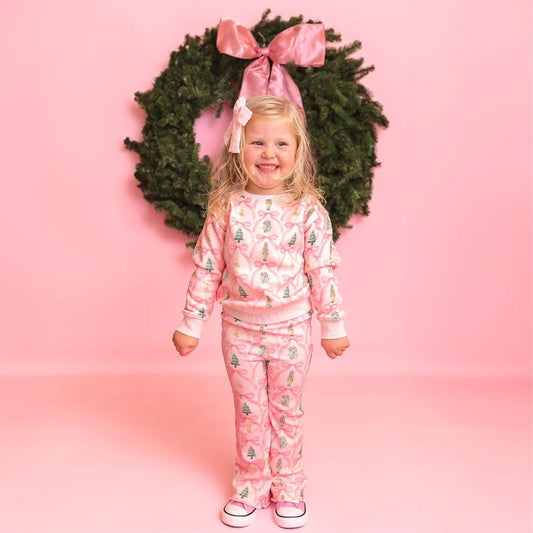 Nutcracker Trellis Christmas Sweatshirt & Legging Set