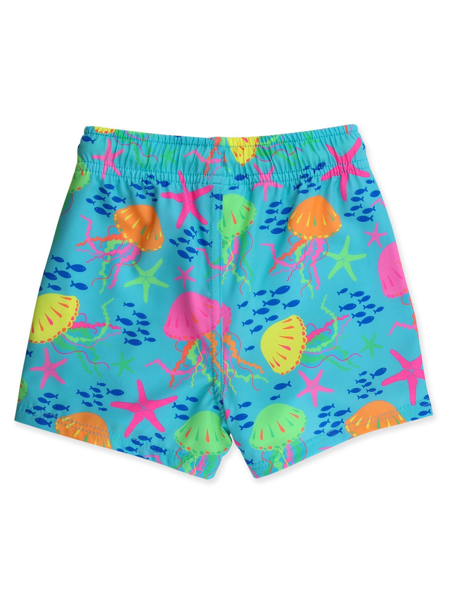 Boys Neon Jelly Time Performance Hybrid Swim Trunks