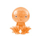 Orange octopus-shaped figurine Squishy toy