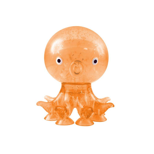 Orange octopus-shaped figurine Squishy toy