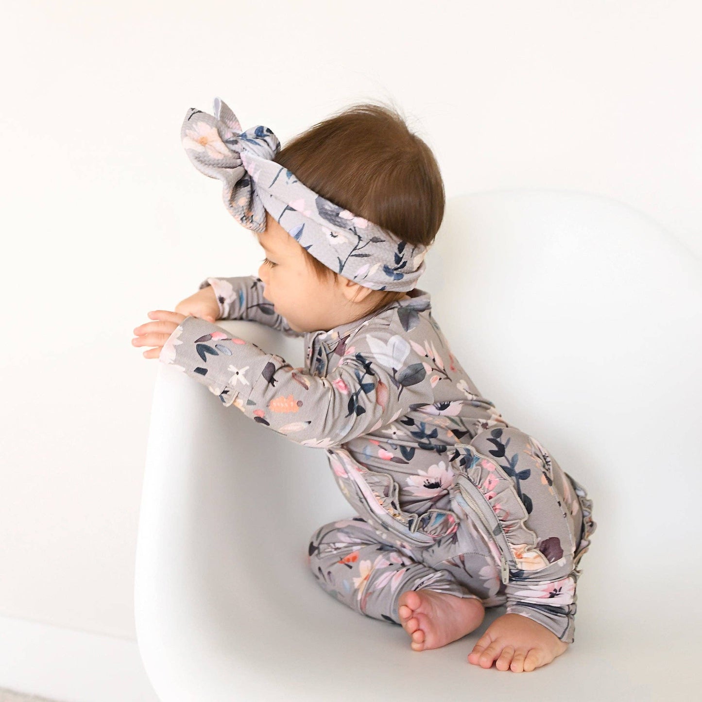 Tatum Ruffle Zip Bamboo One Piece