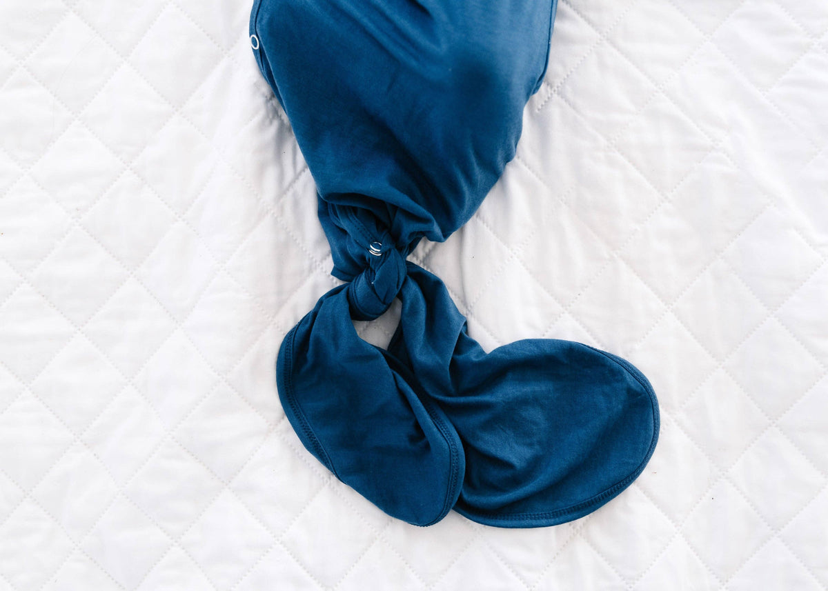 Newborn Knotted Gown // River
