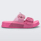 Cozy Slide Sandal // Pink Glitter