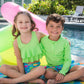 Boys Neon Honeydew Long Sleeve Zipper Rash Guard