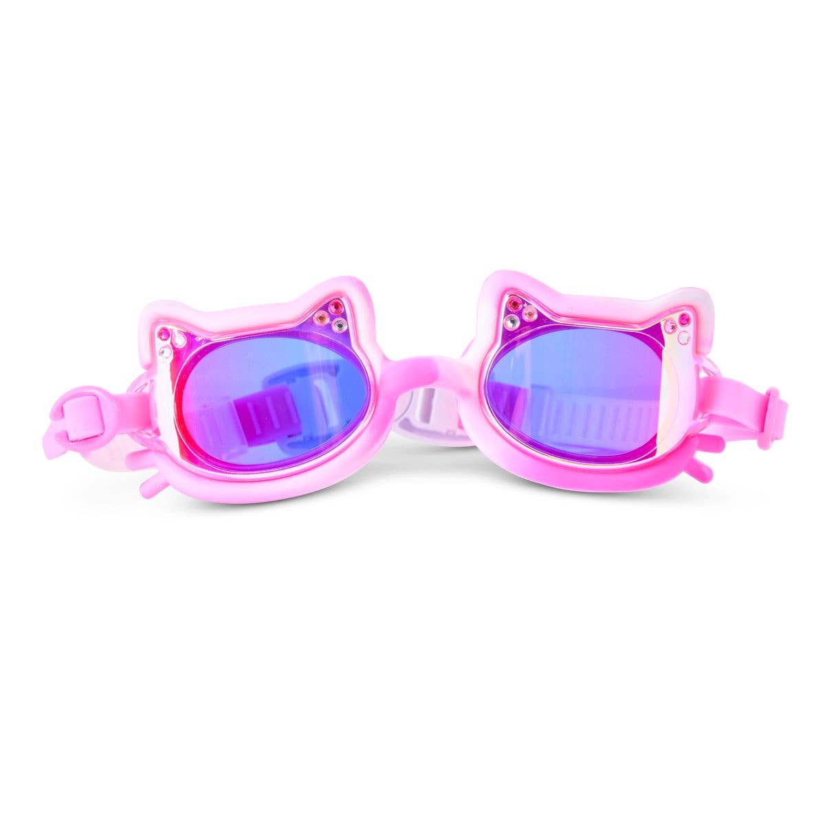 Tie-Dye Tabby Flexible Cat Frame Kids' Swim Goggle
