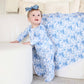 Betsy's Blooms Ruffle Zipper Footie