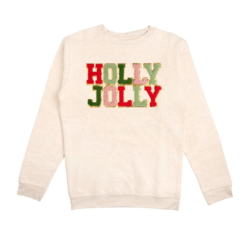 Holly Jolly Patch Sweatshirt // Adult