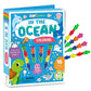In The Ocean Coloring Set by IglooBooks