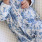 Betsy's Blooms Ruffle Zipper Footie