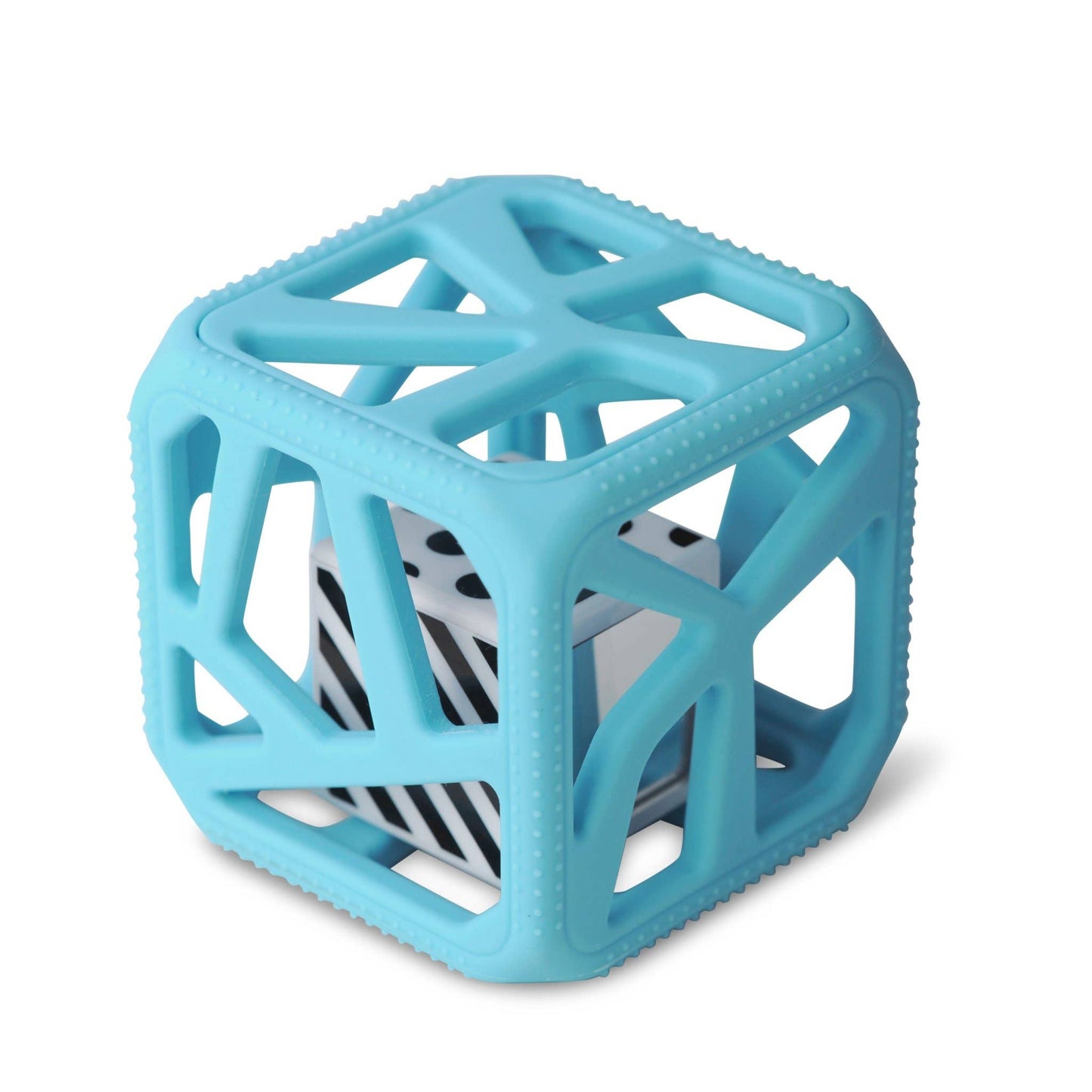 Chew Cube - Silicone Teether Rattle