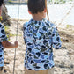 Fish Camo Catch Performance Hooded Shirt