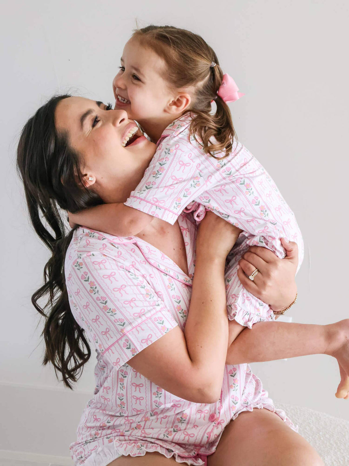 Girls' Two-Piece Short Lounge Set | Coquette Garden