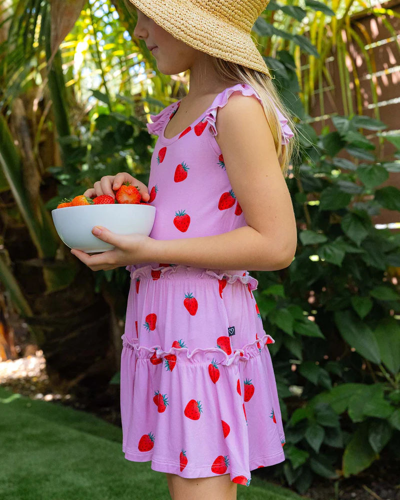 Hadley Twirl Dress // Strawberry