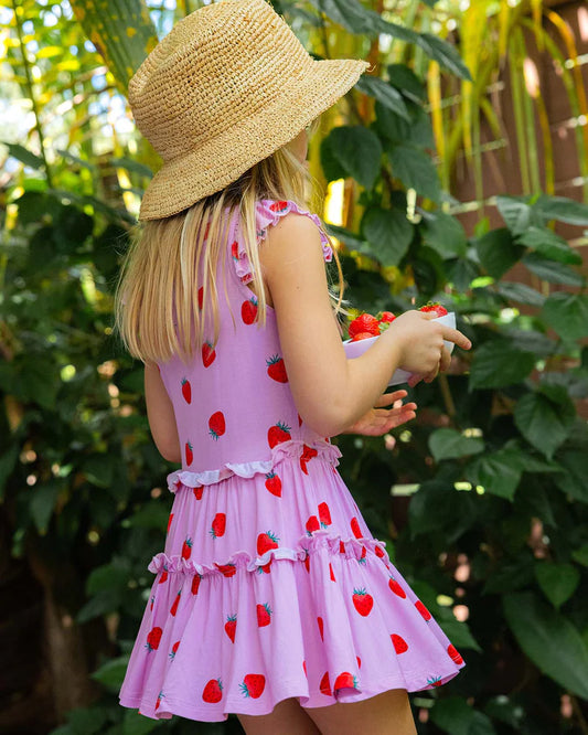 Hadley Twirl Dress // Strawberry