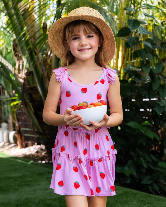 Hadley Twirl Dress // Strawberry