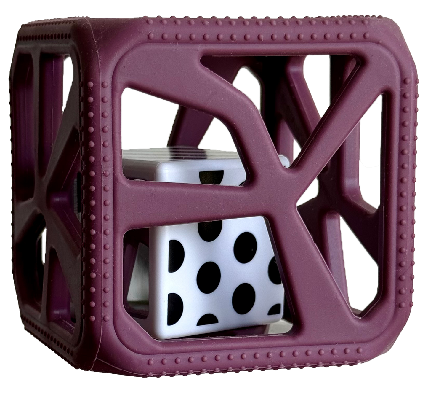 Chew Cube - Silicone Teether Rattle