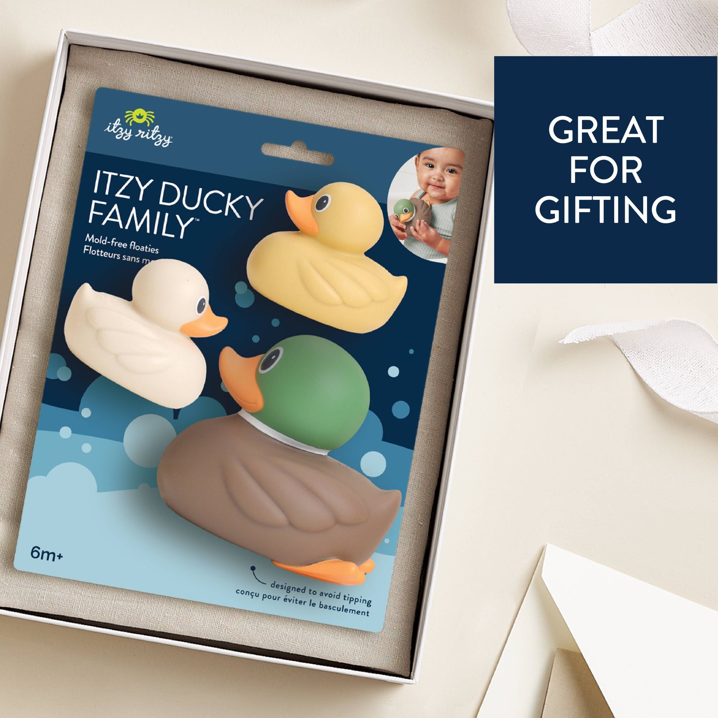 Itzy Ducky Family- Bath + Water Table Toys