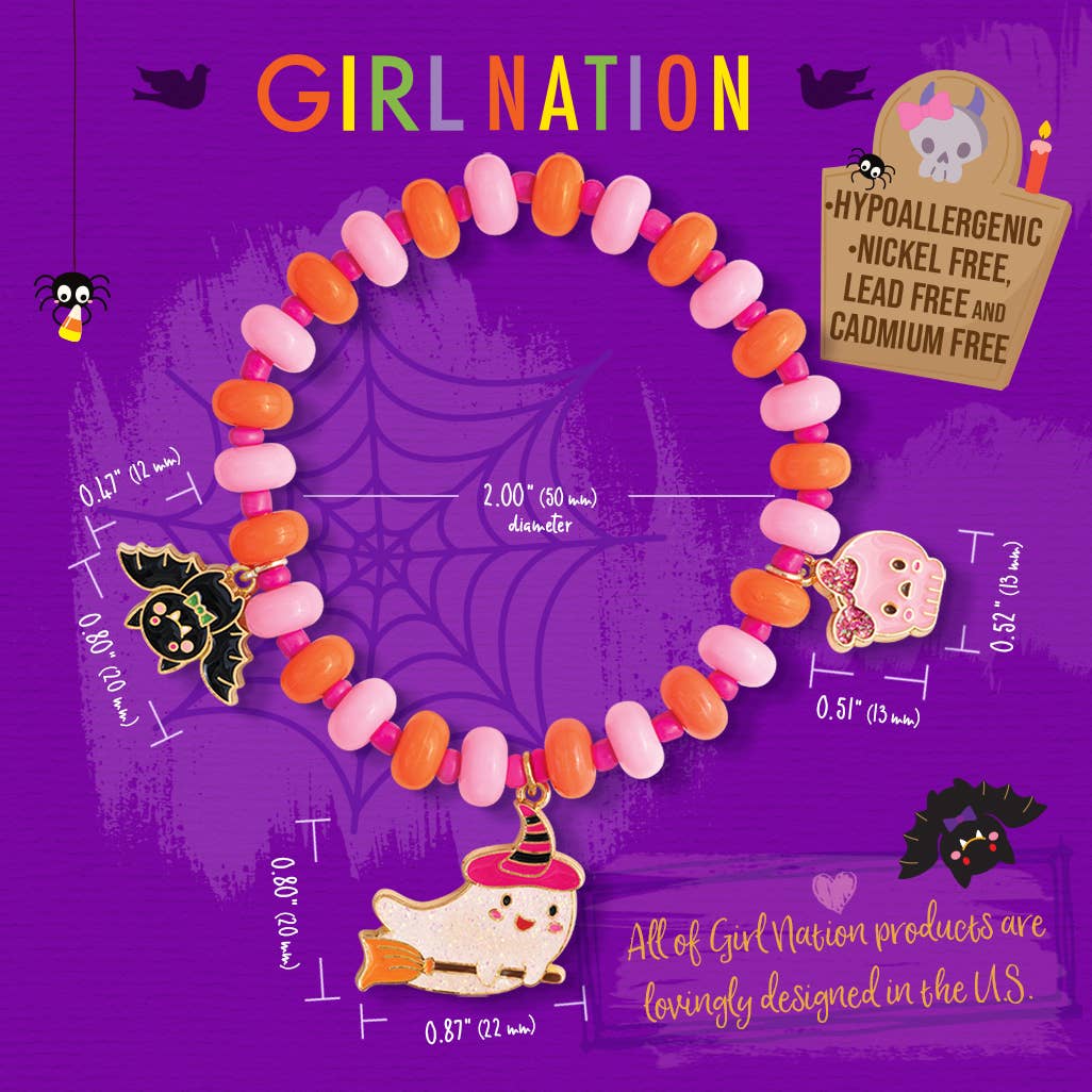 Halloween Spooktacular Beaded Bracelet