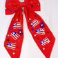 Independence Flag Bow RED